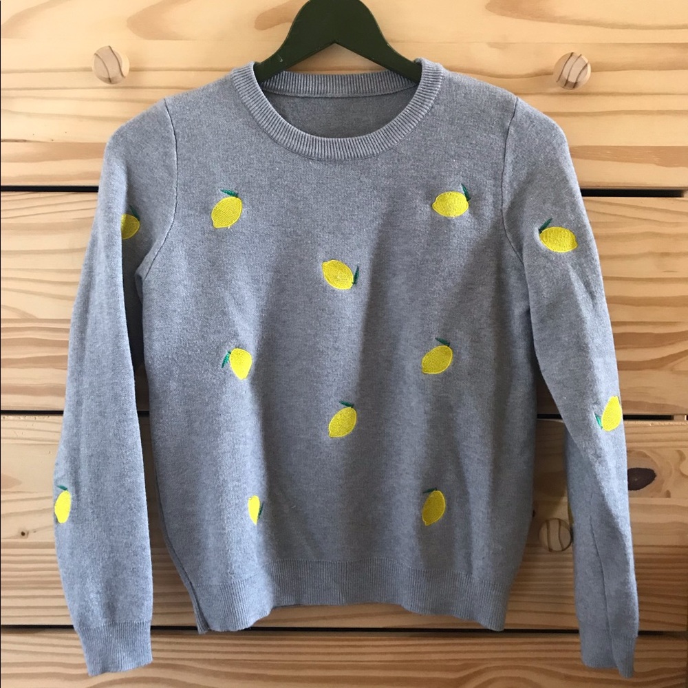 lemon sweater